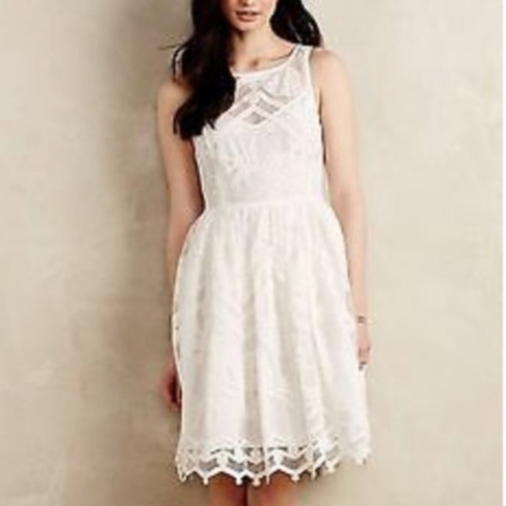 Anthropologie Maeve Piña Lace Dress